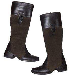 PAJAR Vintage Brown Suede/Leather Riding Boots